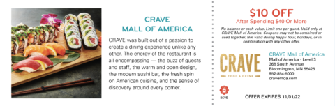 Mall of America &amp; Bloomington Coupons
