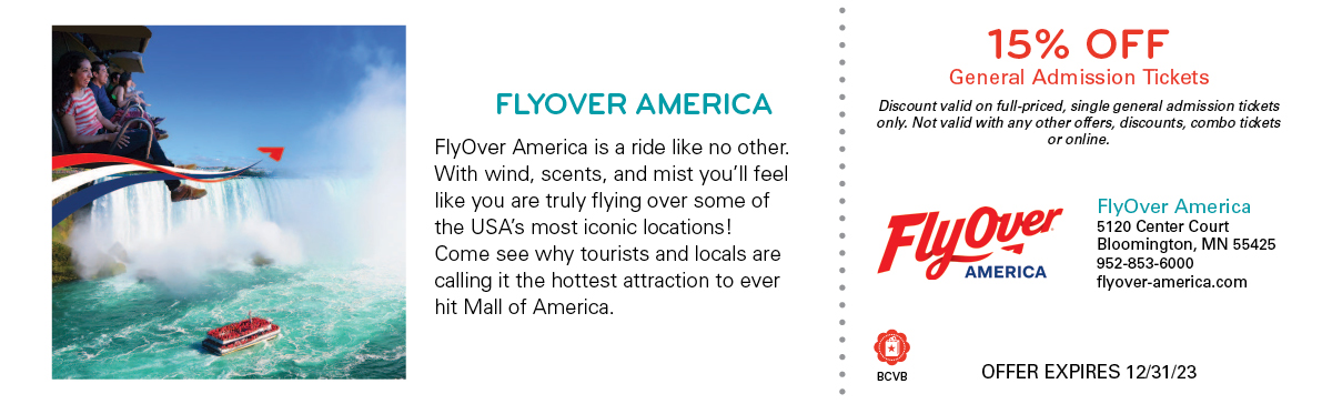 Flyover America Coupon