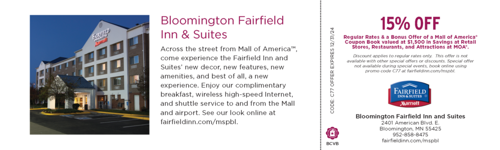 Mall of America &amp; Bloomington Coupons