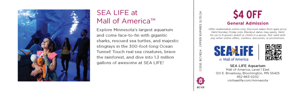 Mall of America &amp; Bloomington Coupons