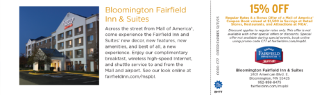Mall of America &amp; Bloomington Coupons